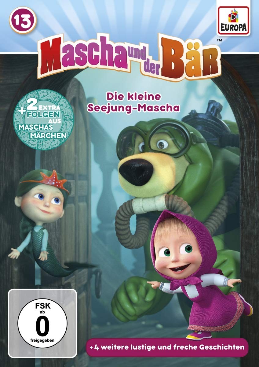 Mascha und der Bär - Die kleine Seejung-Mascha,1 DVD (DVD)
