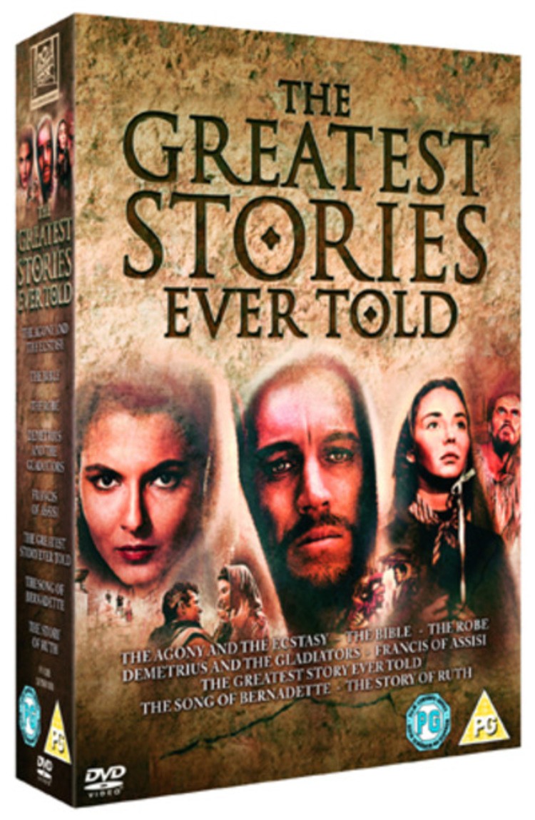 The Greatest Stories Ever Told (DVD) Jennifer Jones Sidney Poitier Max von Sydow