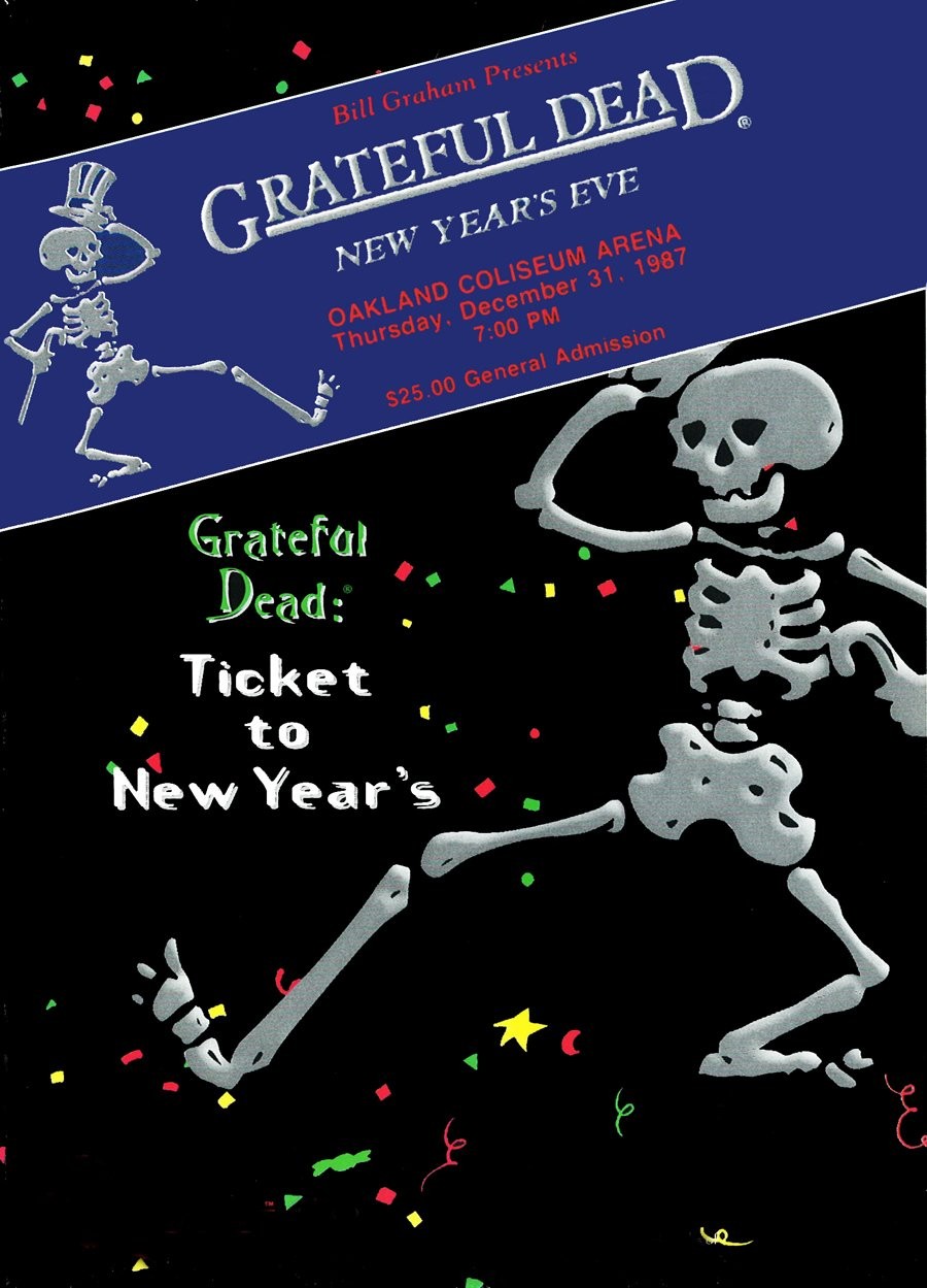 Ticket to New Year's 1987 (DVD) Grateful Dead