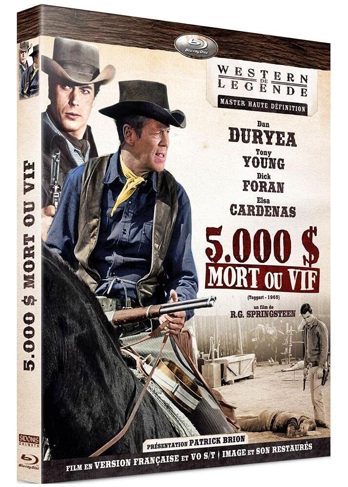 5000 dollars mort ou vif (Blu-ray) R. G. Springsteen Tony Young Dan Duryea