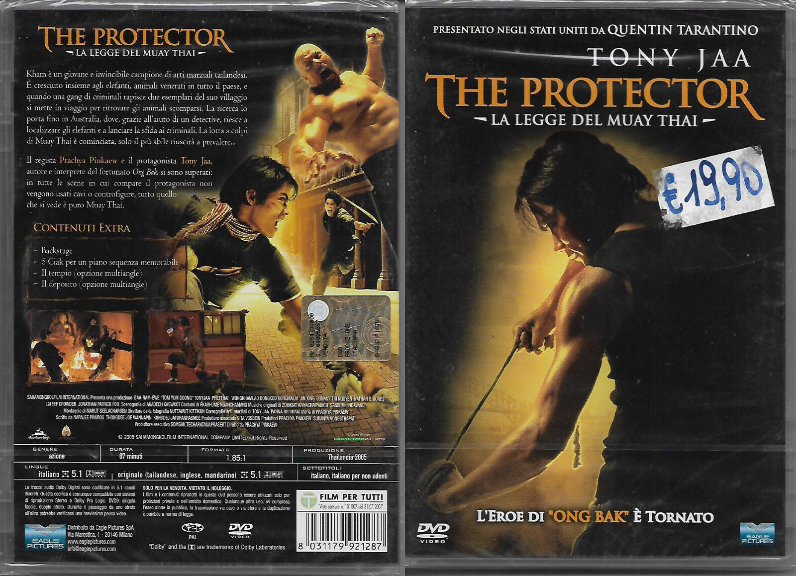THE PROTECTOR - LA LEGGE DEL MUAY THAI (2005) dvd nuovo sigillato