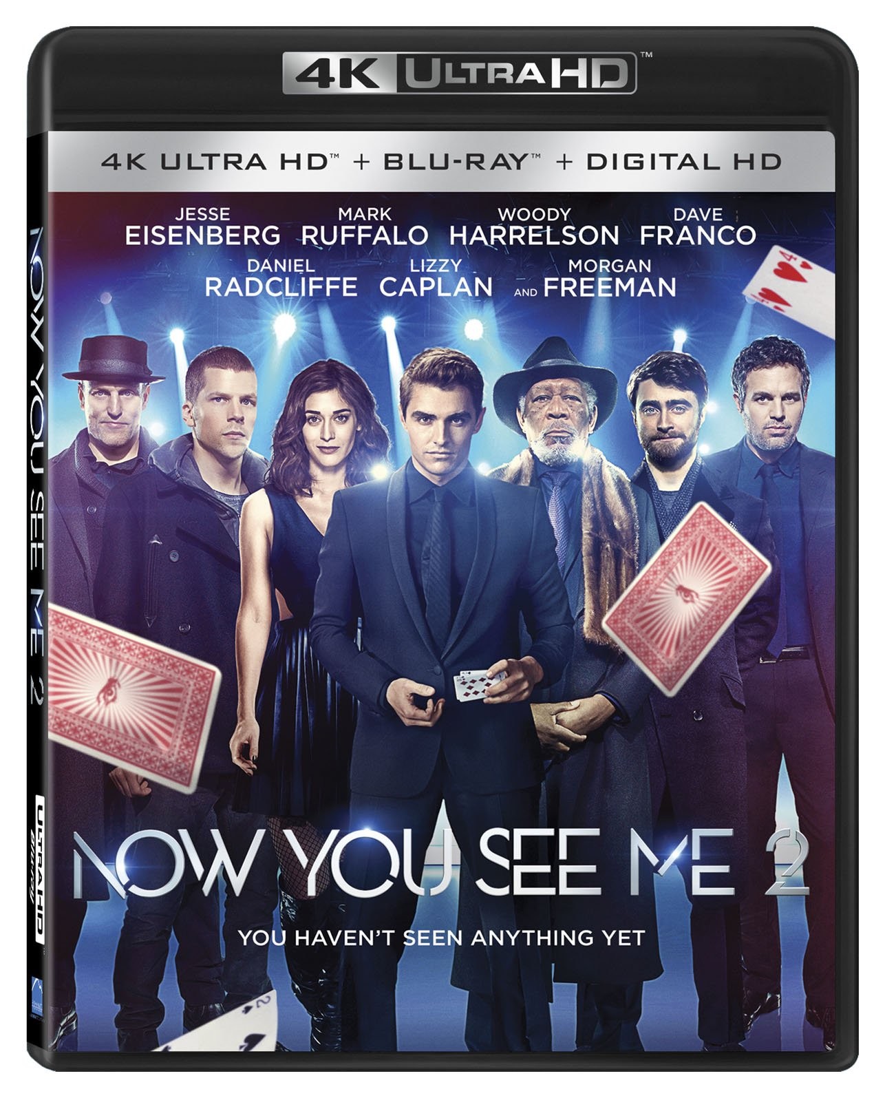 Now You See Me 2 (4K UHD Blu-ray) Mark Ruffalo Woody Harrelson Jesse Eisenberg