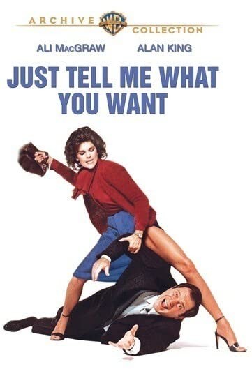 Just Tell Me What You Want (DVD) Tony Roberts Alan King Ali Macgraw Dina Merrill
