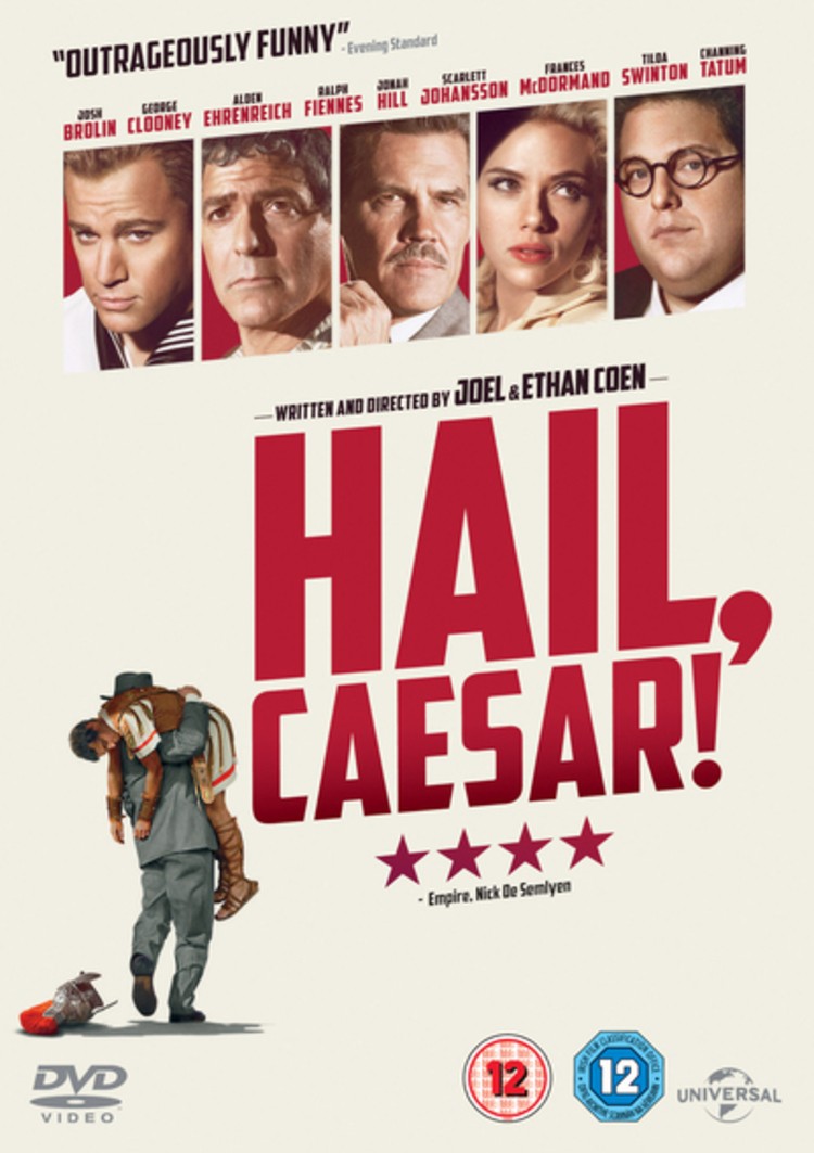 Hail, Caesar! (DVD) Jonah Hill David Krumholtz Channing Tatum Alden Ehrenreich
