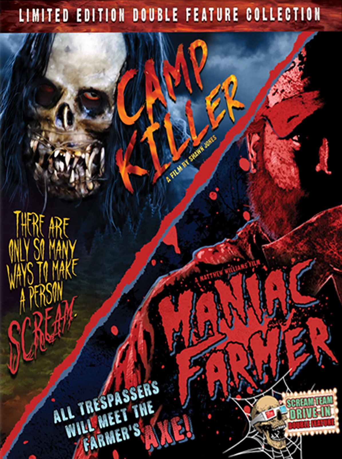 Camp Killer And Maniac Farmer Double Feature (Blu-ray) Various