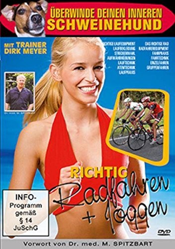 Richtig Radfahren + Joggen (DVD) Dr. med M. Spitzbart Dirk Meyer