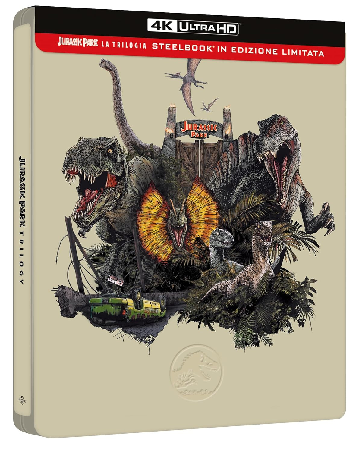 Jurassic Park - Trilogy (3 4K Ultra HD - SteelBook)