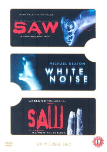 Saw/Saw II/White Noise (DVD) Donnie Wahlberg Shawnee Smith Tobin Bell Franky G