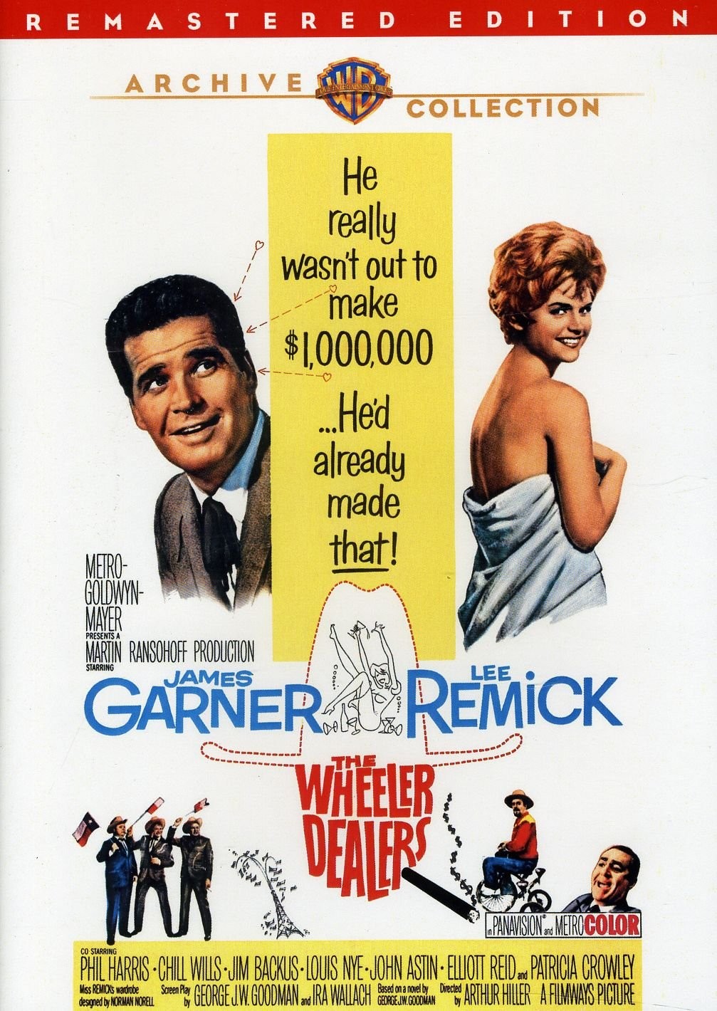 The Wheeler Dealers (DVD) Chill Wills James Garner Jim Backus Lee Remick