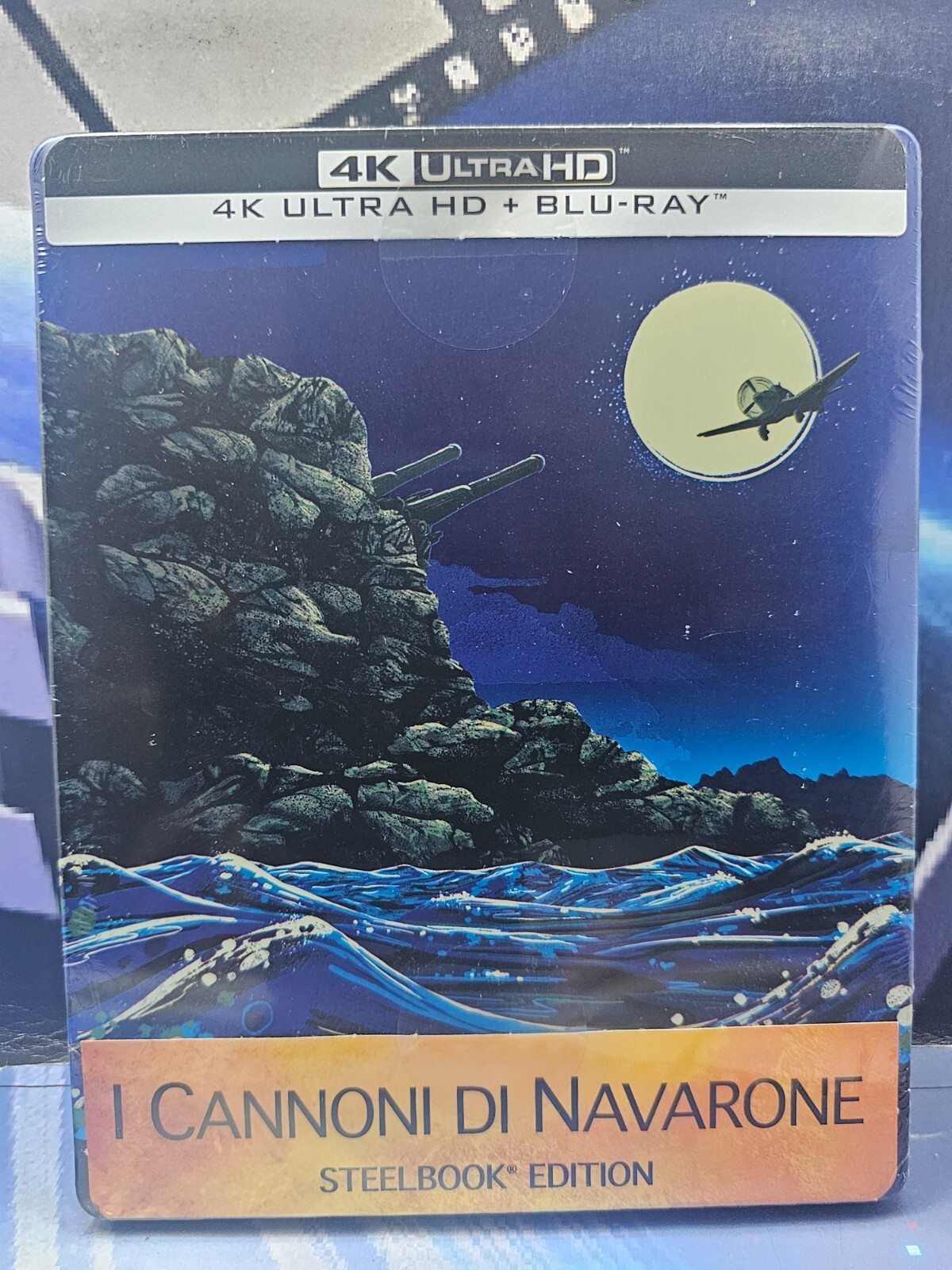 I Cannoni di Navarone (4K Ultra HD + Blu-Ray Disc - SteelBook) *NUOVO*