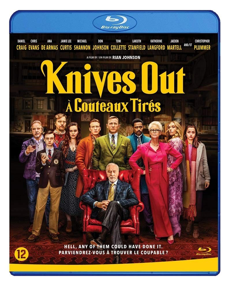 DVD - Knives out (1 DVD) (Blu-ray) Daniel Craig Chris Evans Rian Johnson