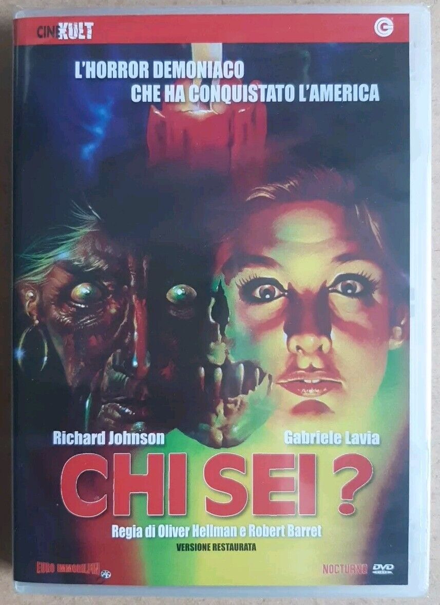Chi sei? 1974 DVD Prima Edizione CineKult Raro Fuori Catalogo Horror Introvabile