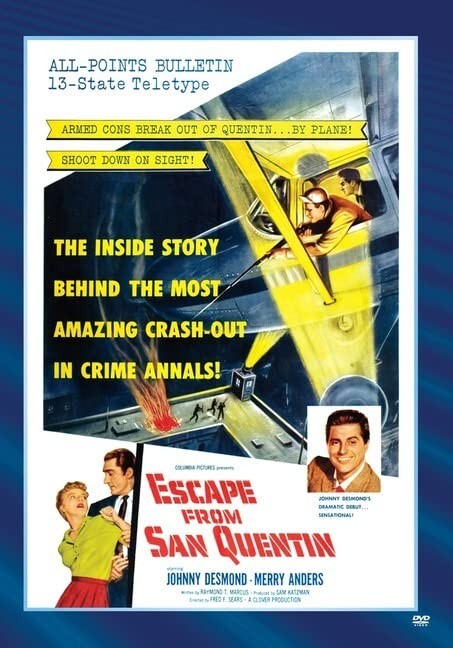 Escape From San Quentin (DVD) Johnny Desmond Merry Anders Richard Devon