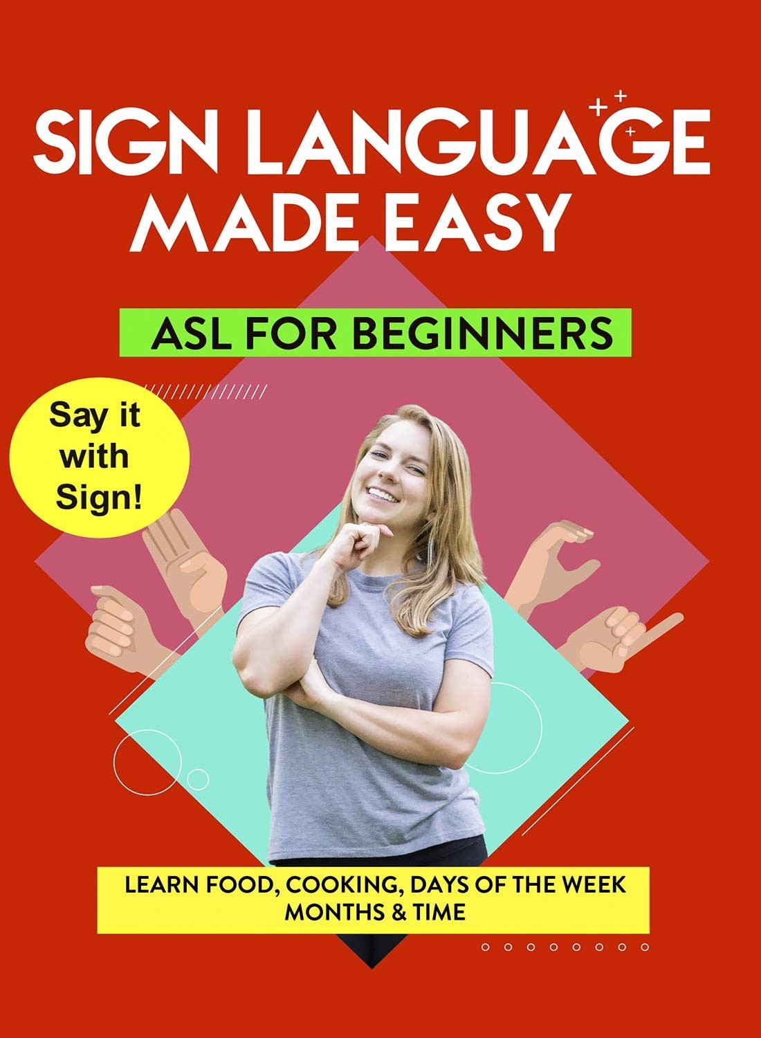 American Sign Language Made Easy - Learn Food, Cooking, Days of the Week,  (DVD)