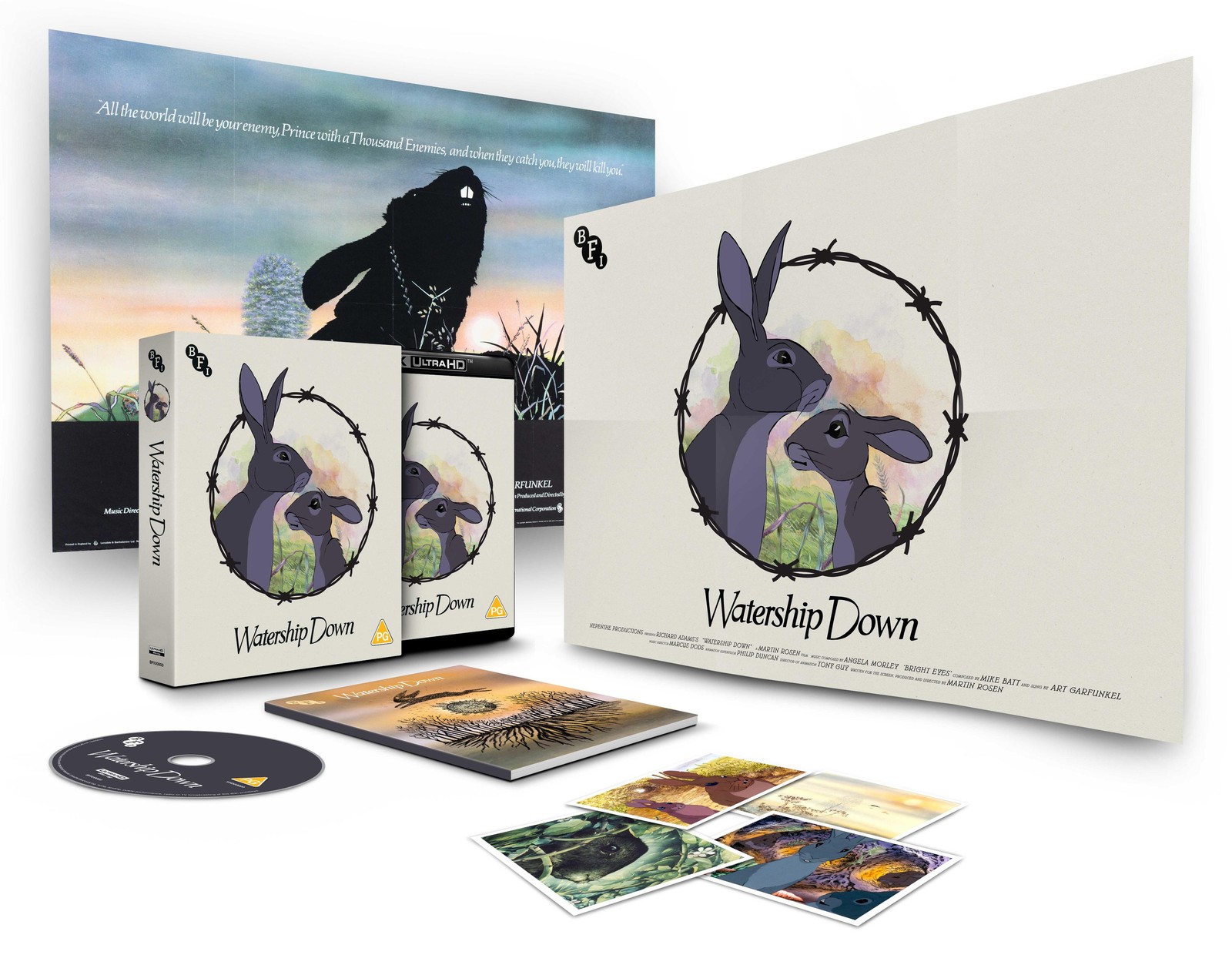 Watership Down Limited Edition (4K UHD Blu-ray) John Hurt Ralph Richardson