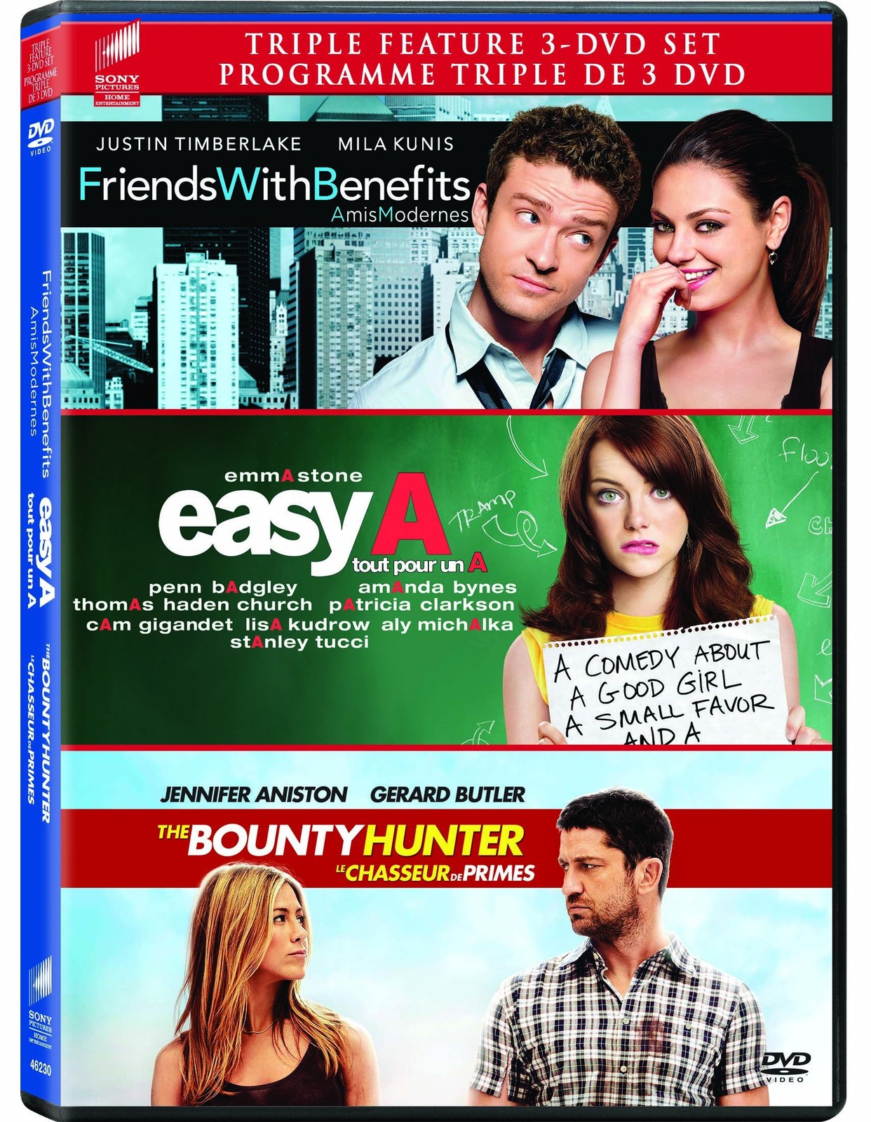 Friends With Benefits / Easy A / The Bounty Hunter (Triple Feature) (DVD)