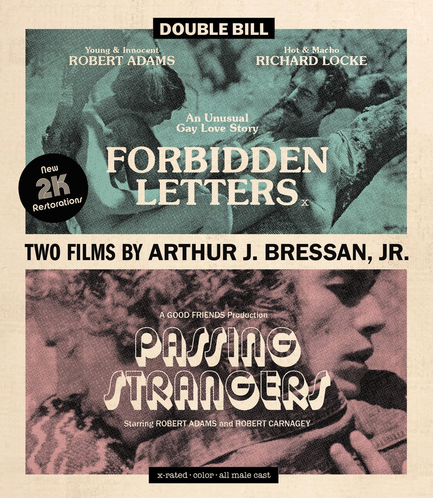 Passing Strangers & Forbidden Letters: Two Films By Arthur J. Bressan  (Blu-ray)