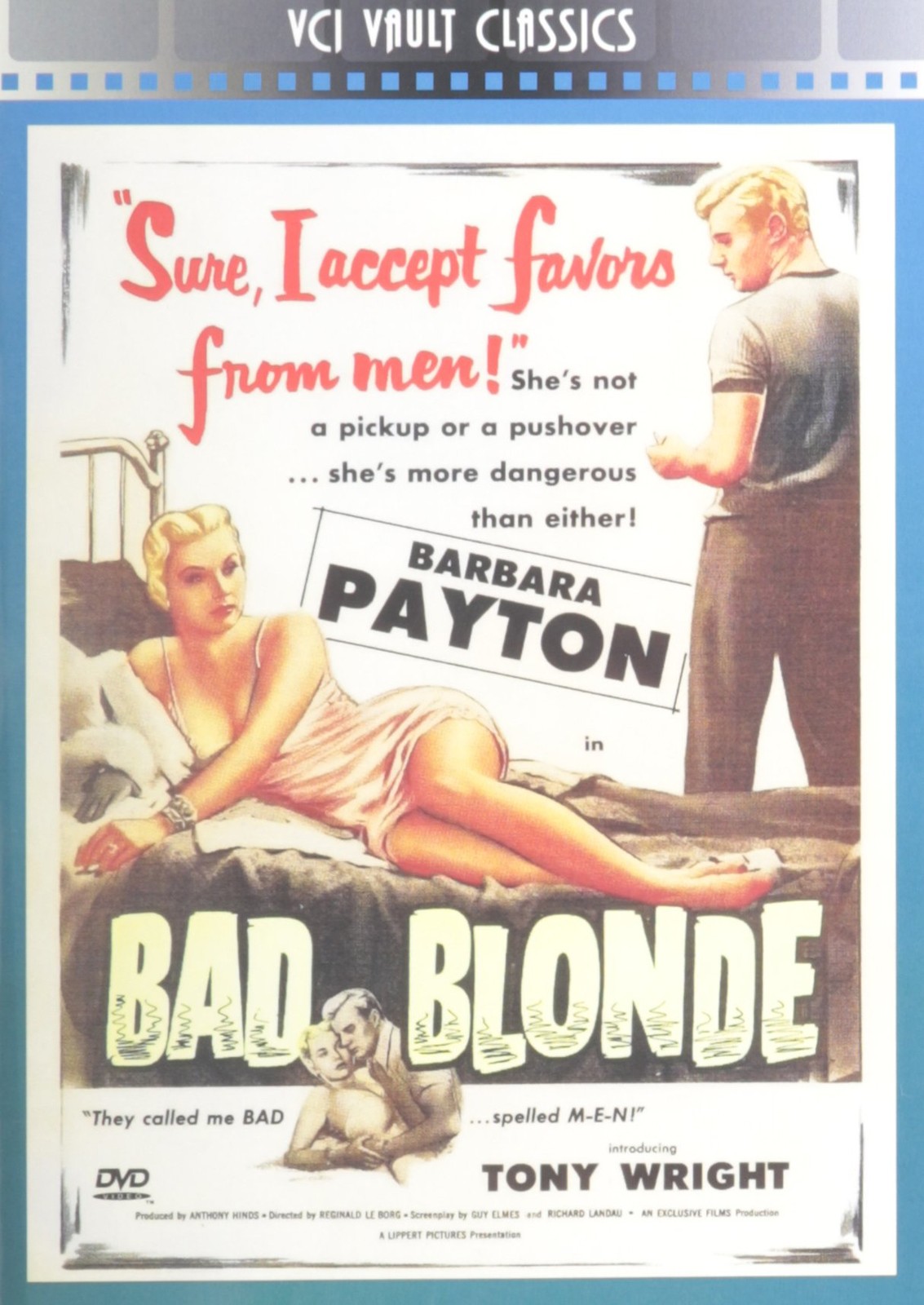 Bad Blonde (DVD) Barbara Payton Frederick Valk