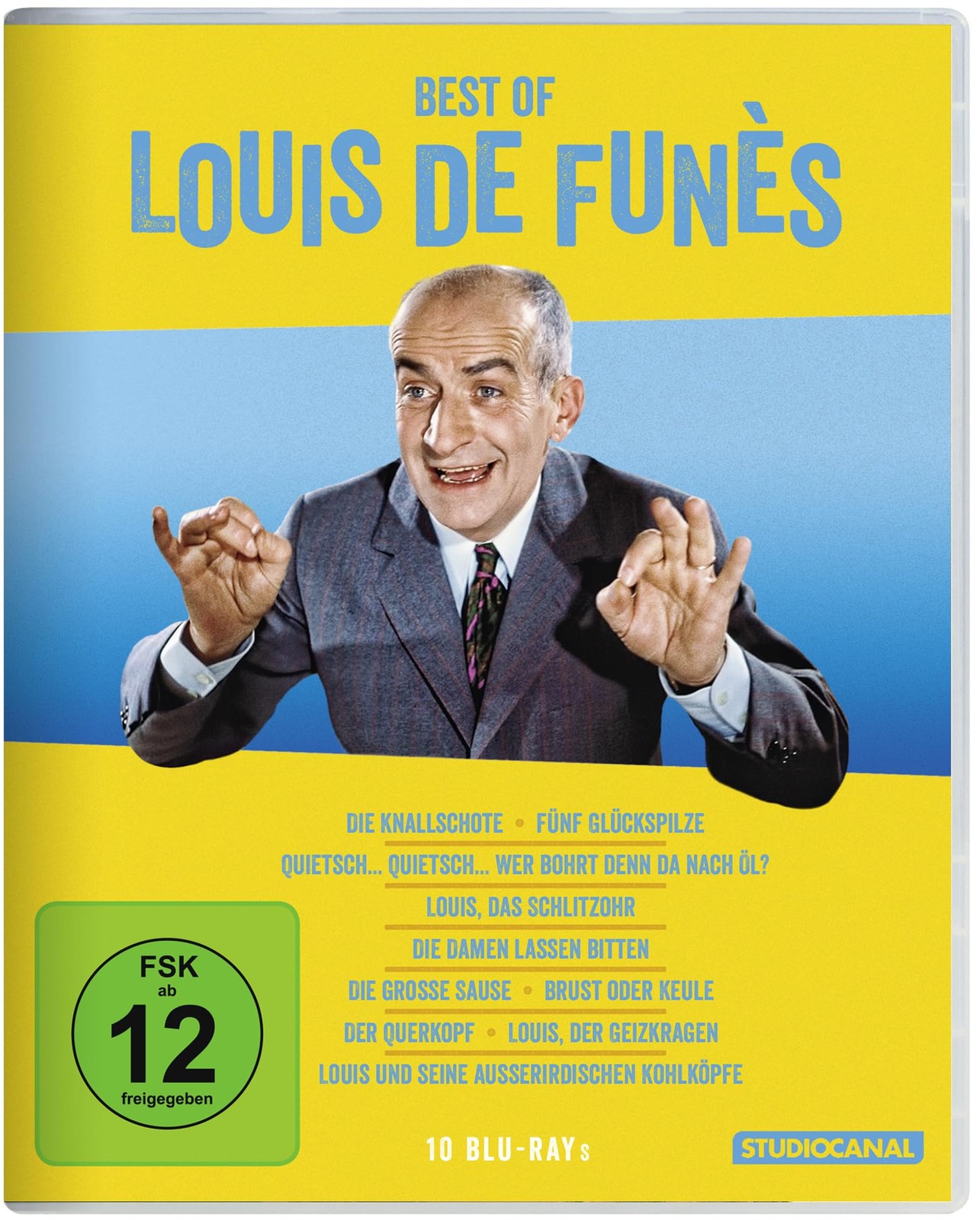 Best of Louis de Funes (Blu-ray) de Funes Louis Georges Lautner Louis de Funes