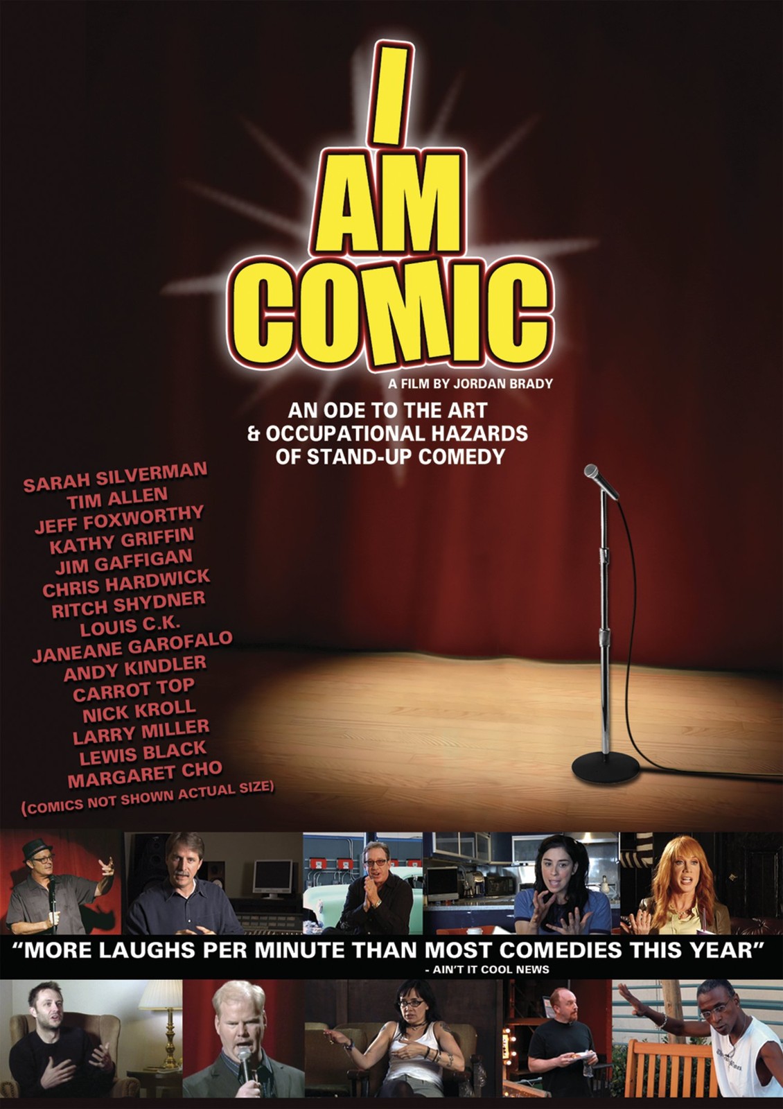 I Am Comic (DVD) Ritch Shydner Robert Schimmel Phyllis Diller Jeff Foxworthy