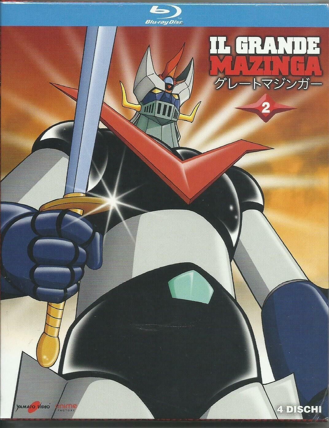 L GRANDE MAZINGA #02  3 BLU-RAY  COFANETTO ANIME BLU RAY NUOVO