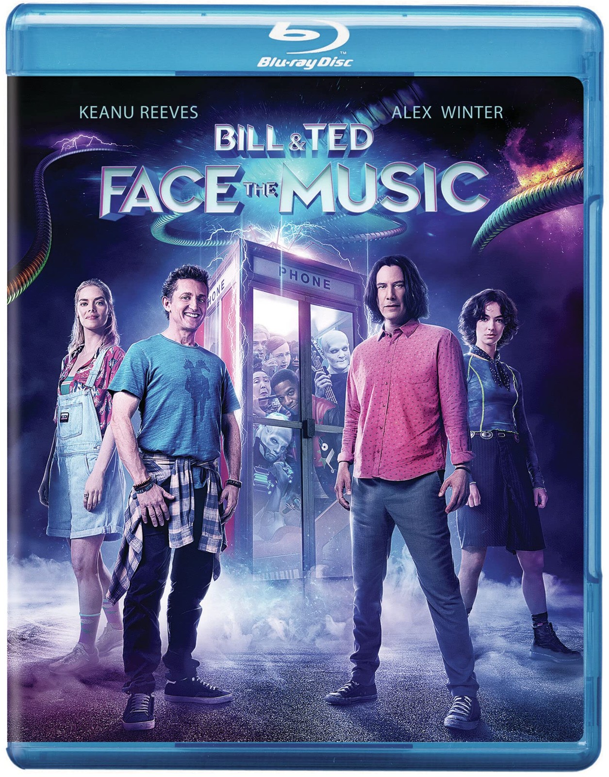 Bill & Ted Face the Music (Blu-ray) Keanu Reeves Alex Winter Samara Weaving