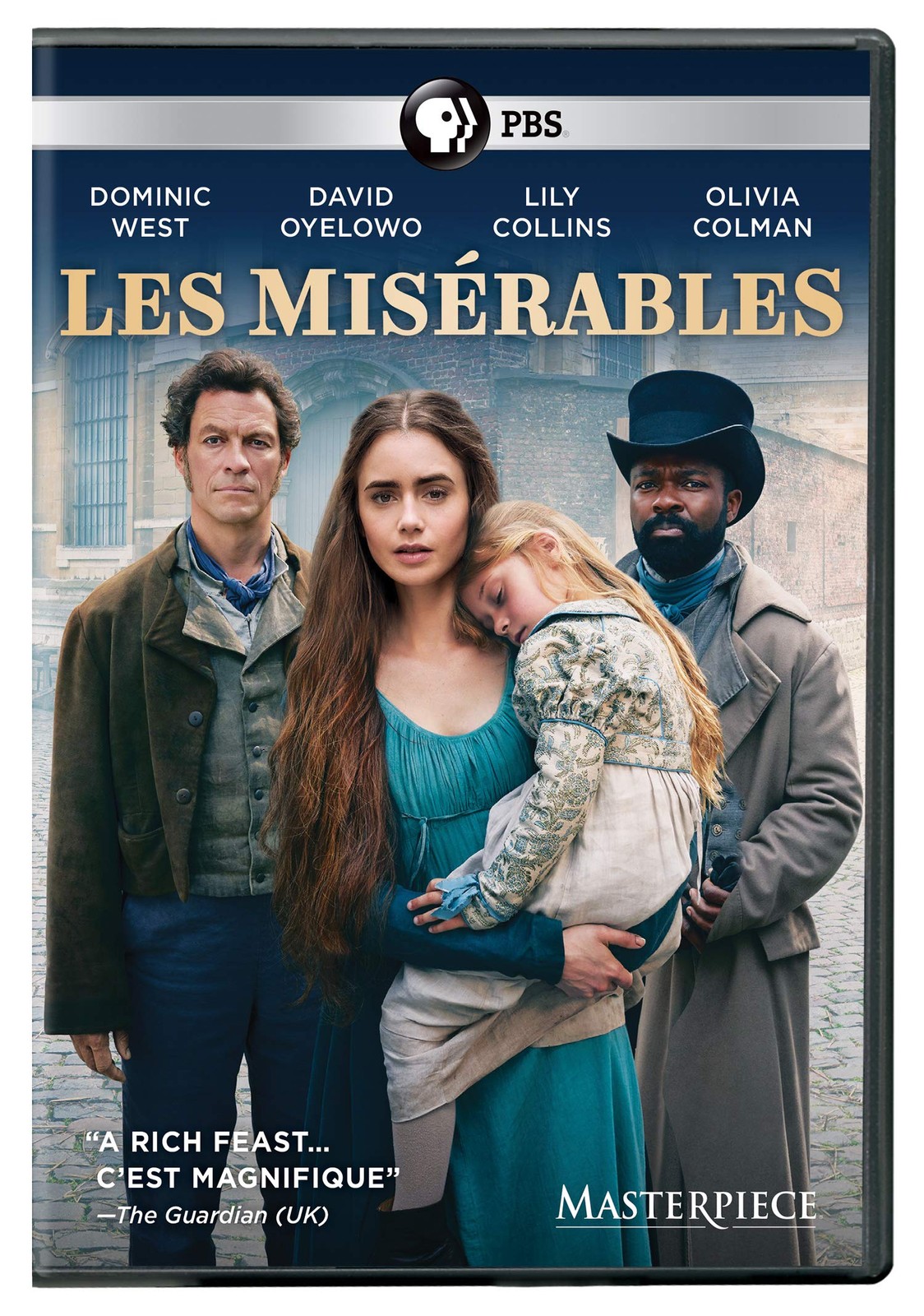 Masterpiece: Les Miserables DVD (DVD) Dominic West David Oyelowo Lily Collins