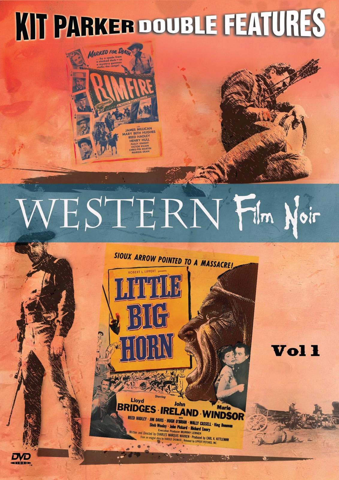 Western Film Noir, Vol. 1 (Little Big Horn / Rimfire) (DVD) Lloyd Bridges