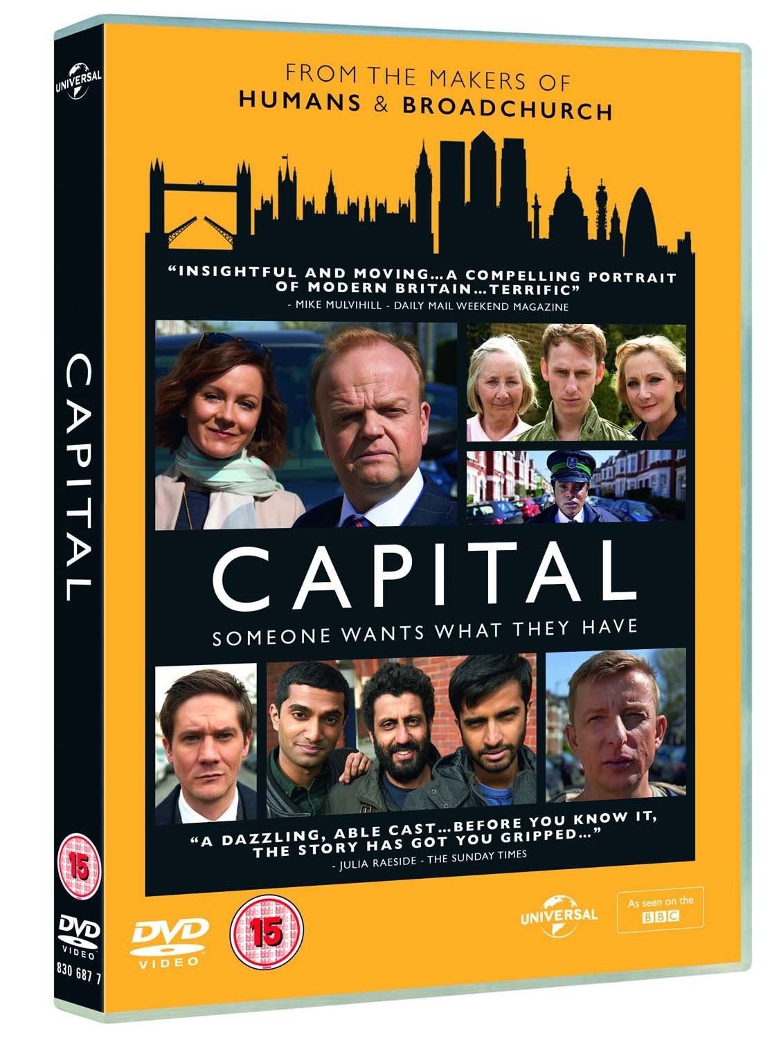 Capital (DVD) Toby Jones Gemma Jones Rachel Stirling Lesley Sharp