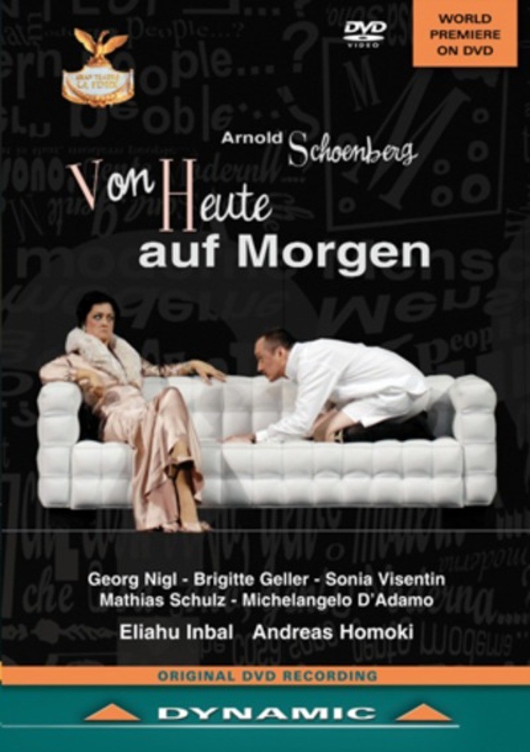Von Heute Auf Morgen: Teatro La Fenice (Inbal) (DVD) Brigitte Geller Georg Nigl