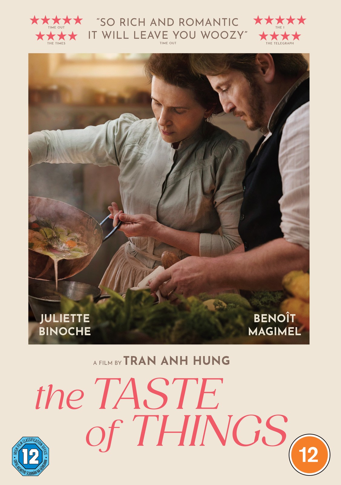 The Taste of Things (DVD) Juliette Binoche Benoît Magimel Emmanuel Salinger
