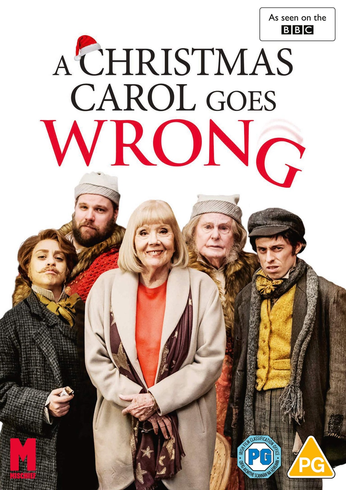 A Christmas Carol Goes Wrong (DVD) Derek Jacobi Diana Rigg Henry Shields