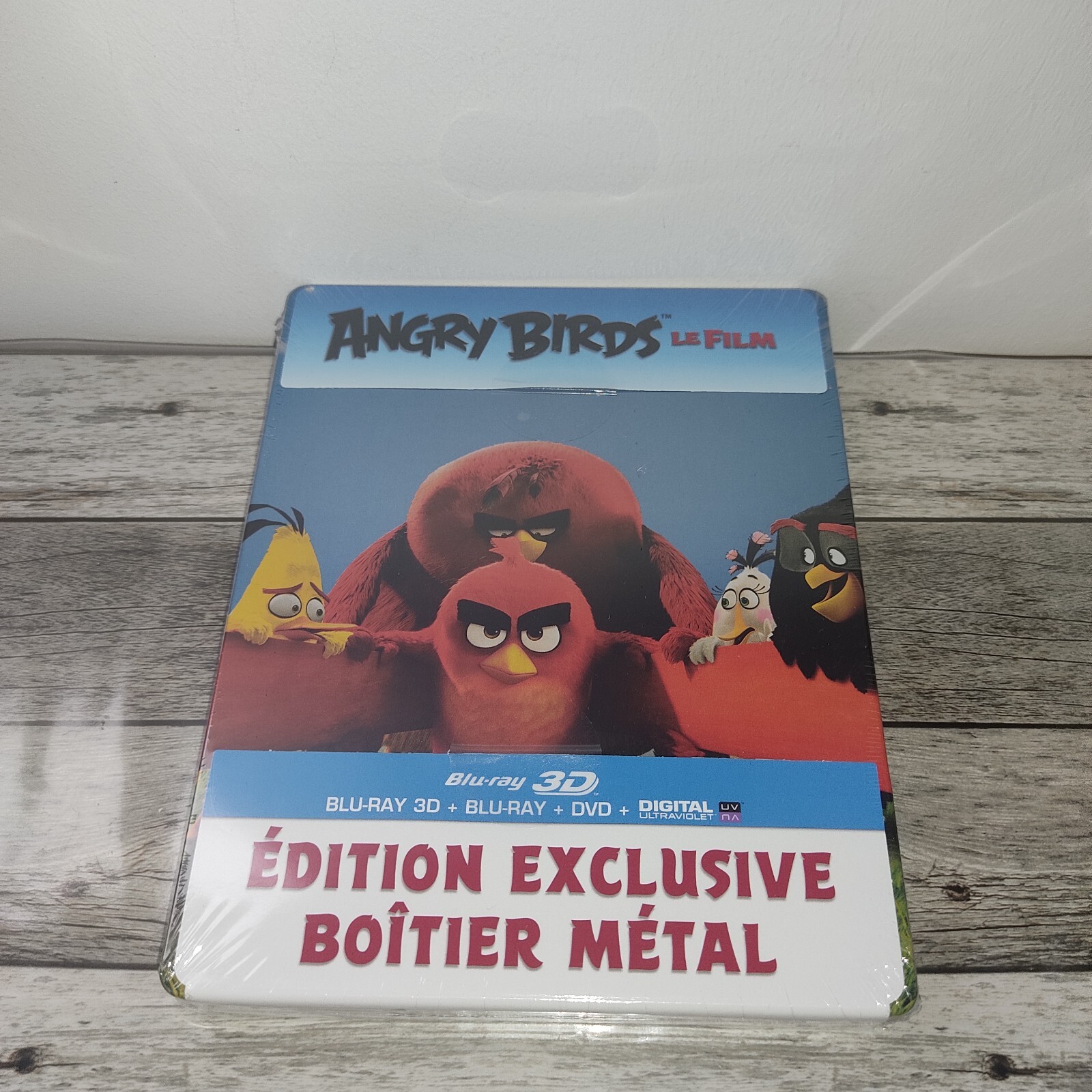 Angry Birds - Il Film 3D STEELBOOK [3D + Blu-ray + DVD] - NUOVO