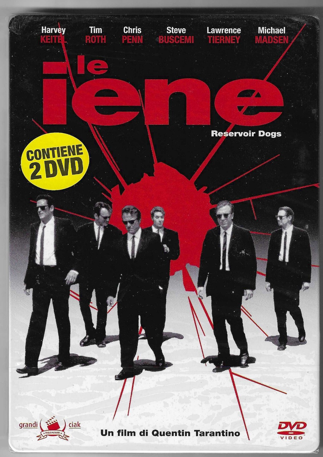 DVD LE IENE - QUENTIN TARANTINO STEELBOX 2 DISCHI