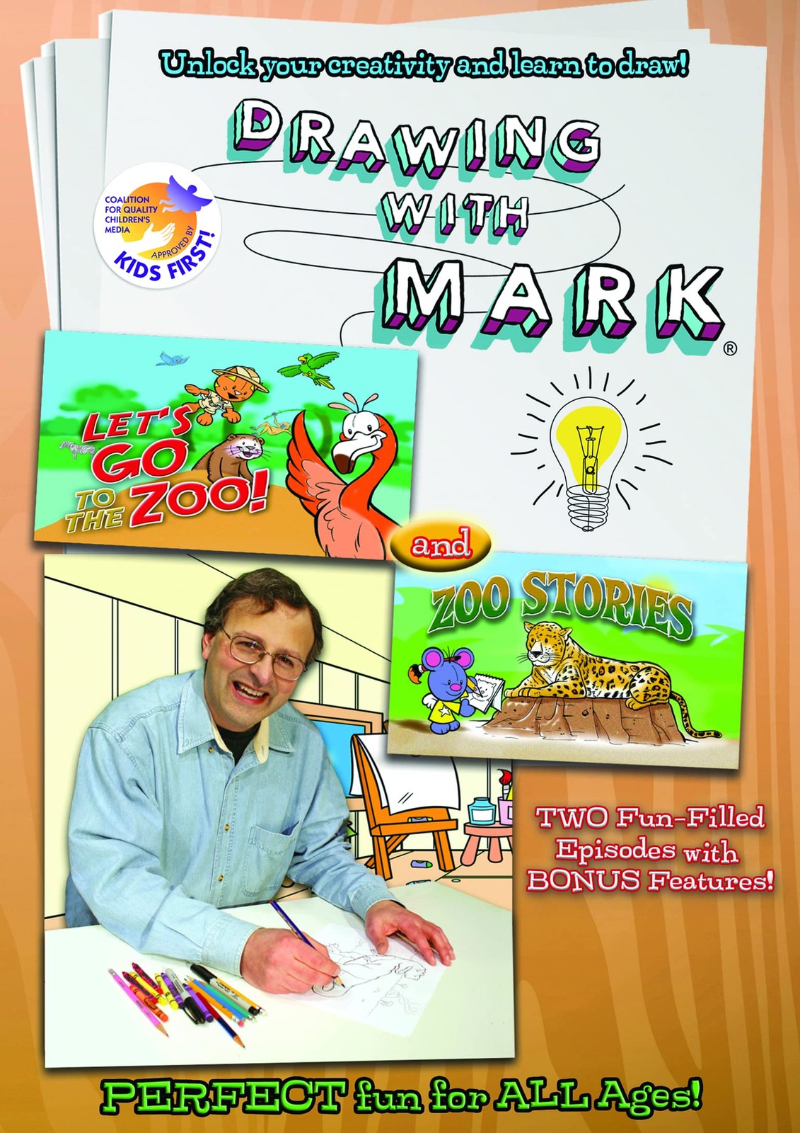 Drawing with Mark: Let's Go to the Zoo & Zoo Stories (DVD) Mark Marderosian