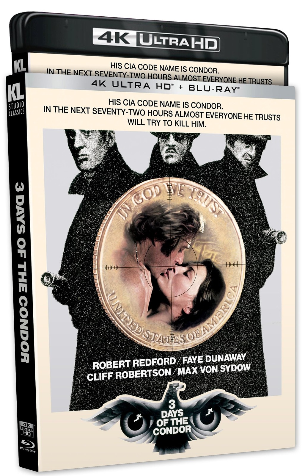 3 Days of the Condor 4KUHD 4K UHD (4K UHD Blu-ray) Robert Redford Faye Dunaway