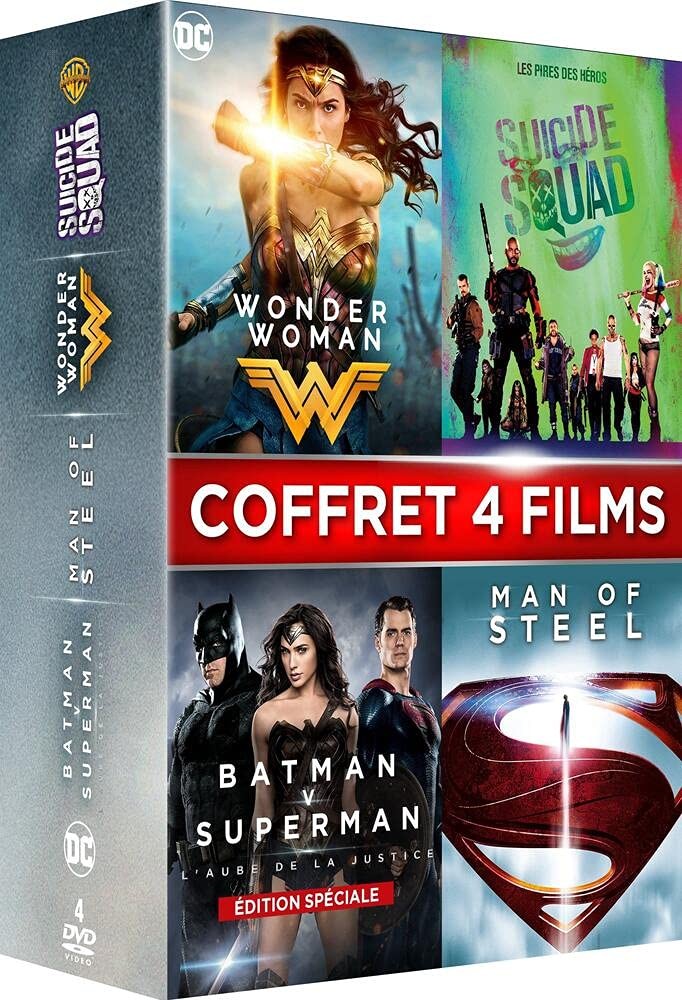 Wonder Woman + Suicide Squad + Batman V Superman : L'aube De La Justice +  (DVD)