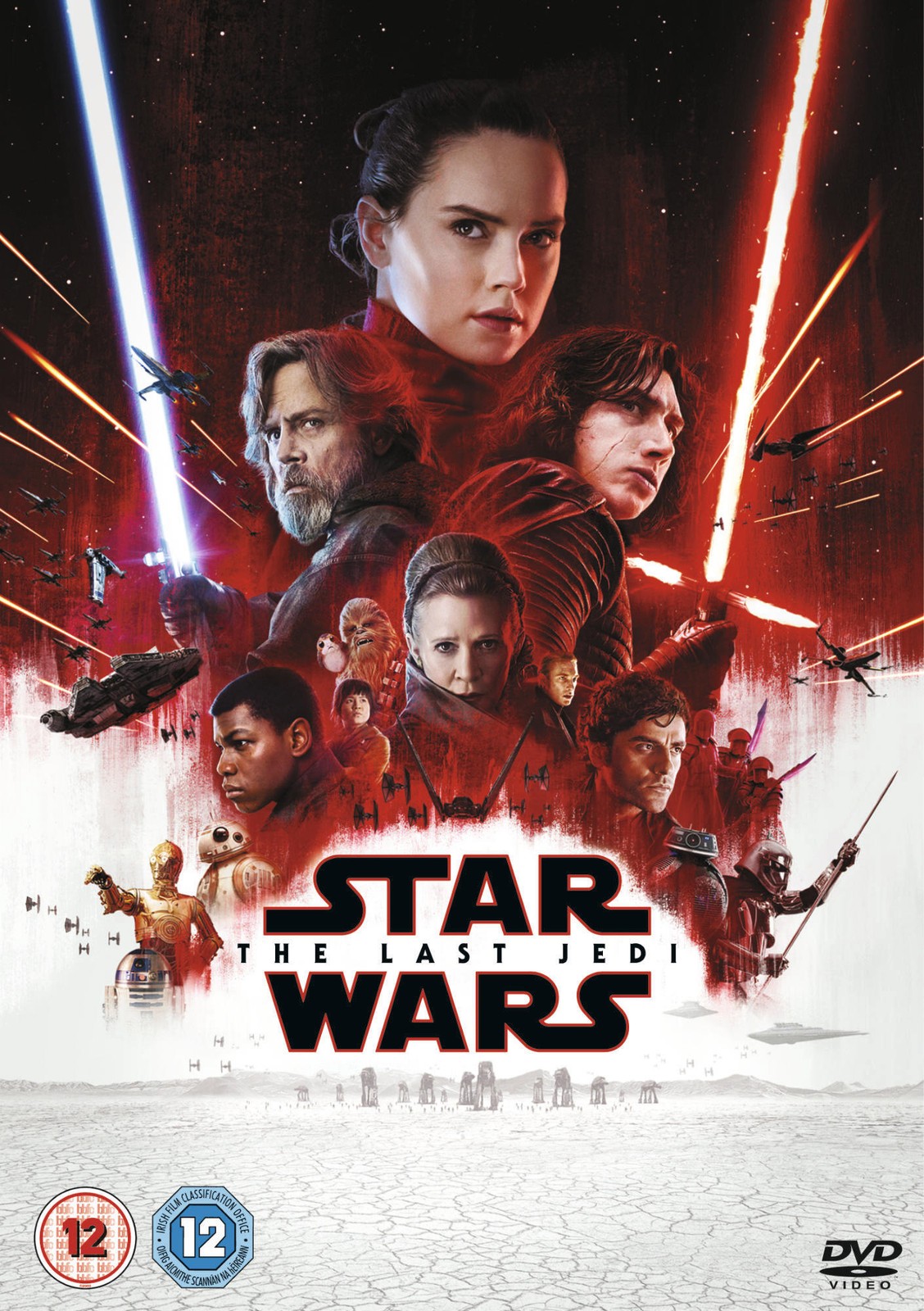 Star Wars: The Last Jedi (DVD) Domhnall Gleeson Benicio Del Toro Oscar Isaac
