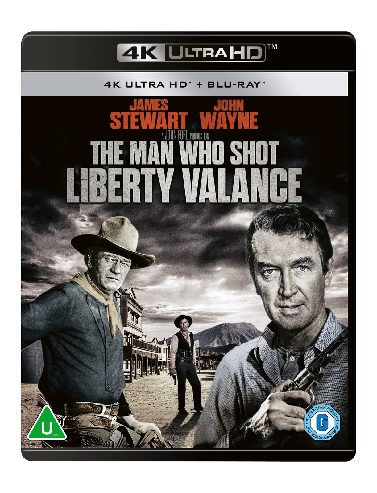 The Man Who Shot Liberty Valance (Blu-ray) James Stewart John Wayne Vera Miles
