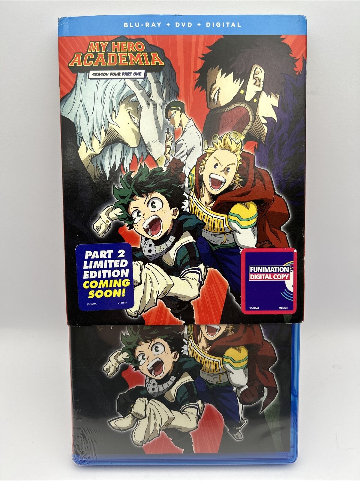 My Hero Academia: Stagione 4 Parte 1 Blu-Ray Con Slipcover (Nuovo Di Zecca)