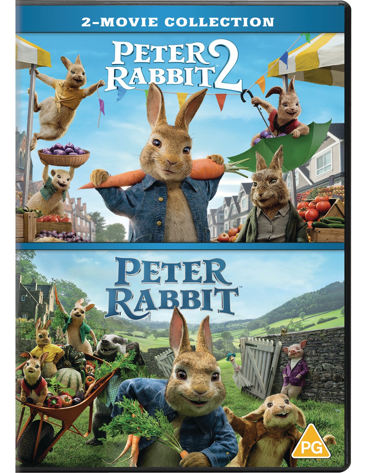Peter Rabbit/Peter Rabbit 2 (DVD) Sam Neill Domhnall Gleeson Rose Byrne