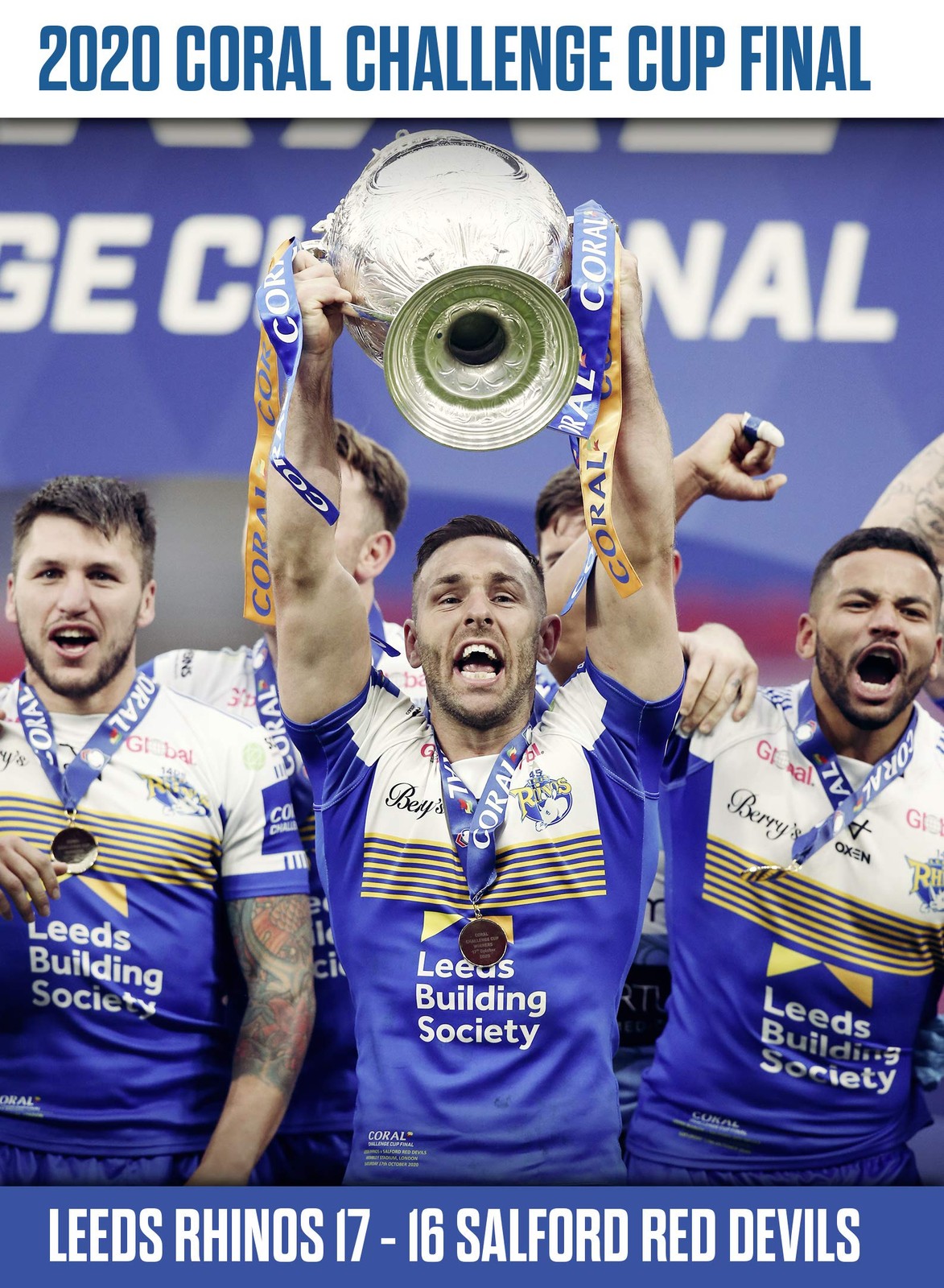 2020 Coral Challenge Cup Final - Leeds Rhinos v Salford (DVD)