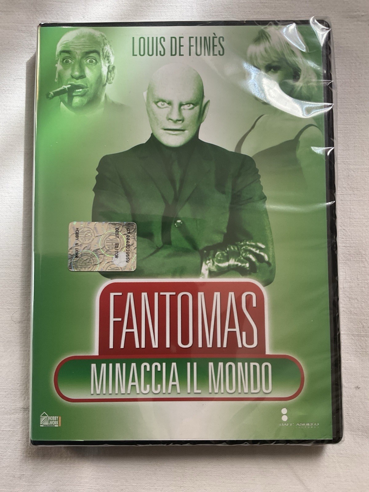 Fantomas minaccia il mondo (1965) DVD Fuori Catalogo Louis de Funes NUOVO