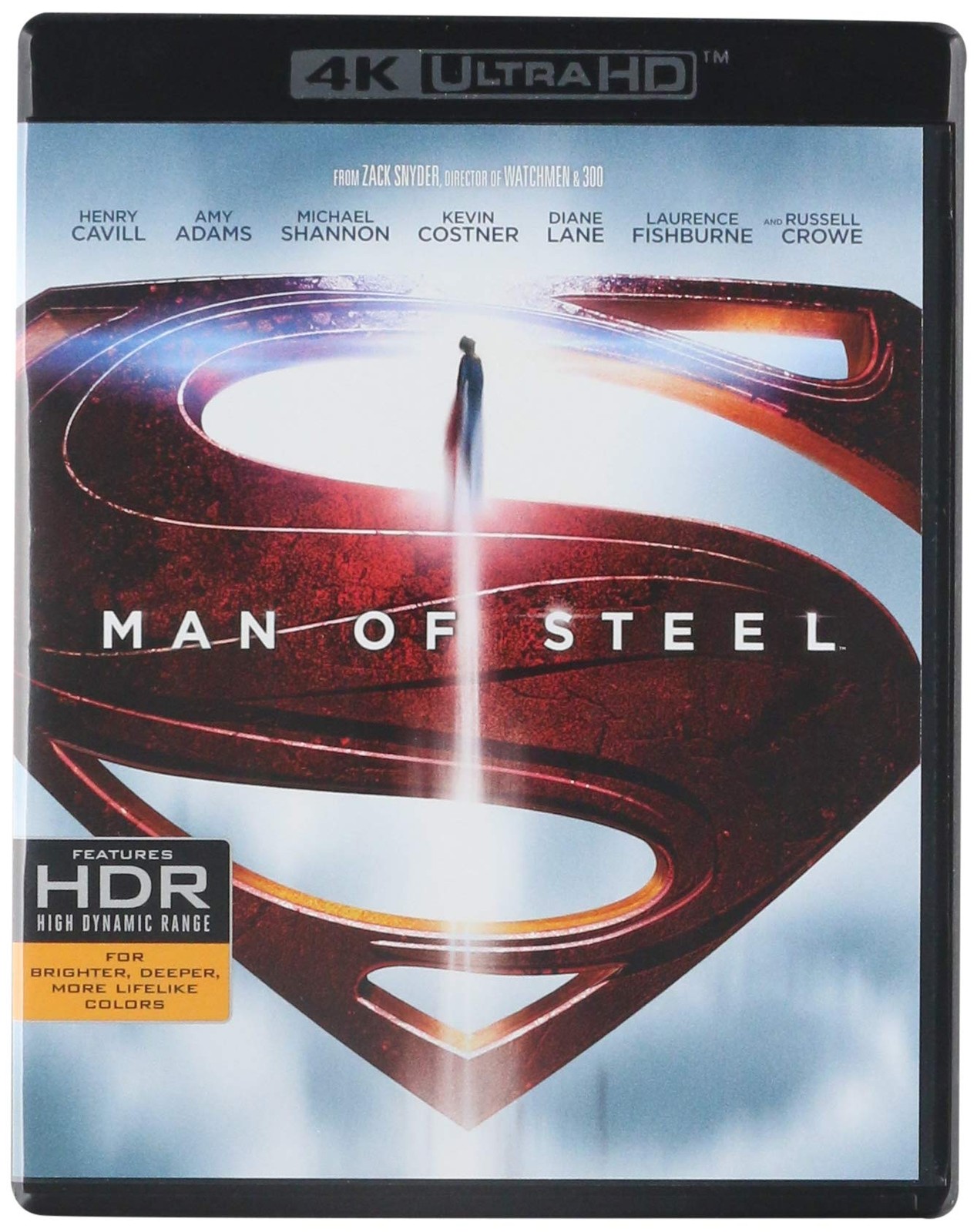 Man of Steel (4K Ultra HD) (4K UHD Blu-ray) Henry Cavill Amy Adams Brenda Sykes