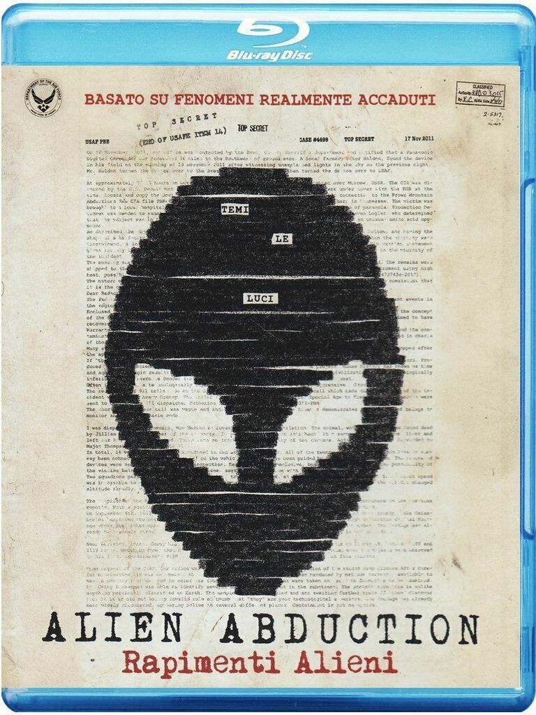 Blu Ray Alien Abduction - Rapimenti Alieni .....NUOVO