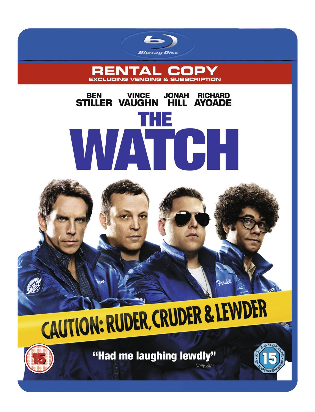 The Watch (Blu-ray) Richard Ayoade Rosemarie DeWitt Nicholas Braun Jonah Hill