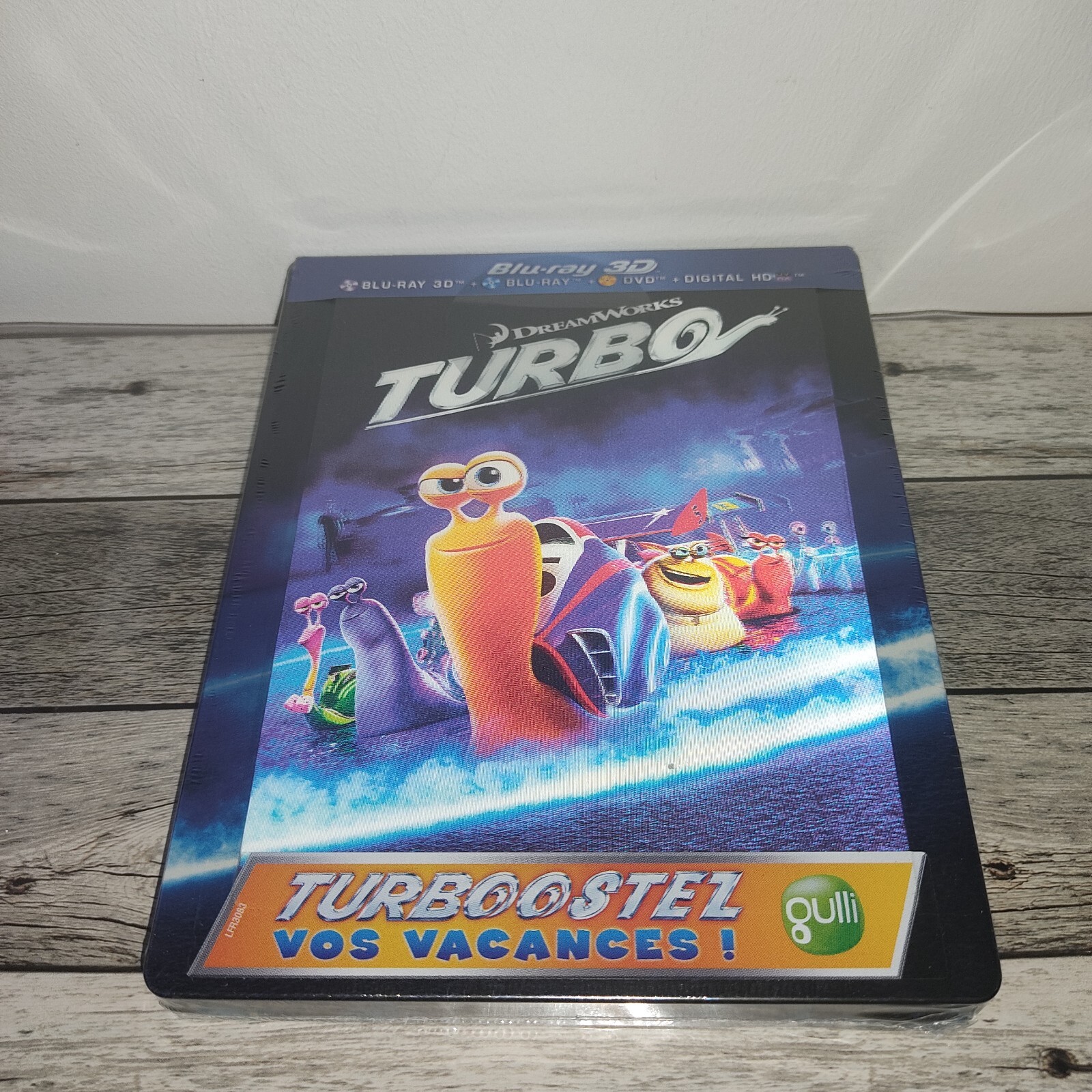 TURBO 3D STEELBOOK LENTICOLARE [3D + Blu-ray + DVD] - NUOVO