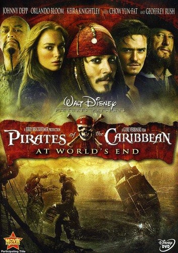 Pirates of the Caribbean: At World's End (DVD) Johnny Depp Geoffrey Rush
