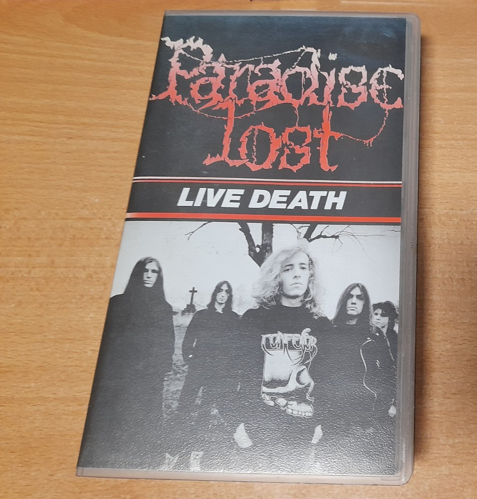 Paradise Lost – Live Death - VHS,PAL,NEW,UNPLAYED,NO SEALED,NON SIGILLATA