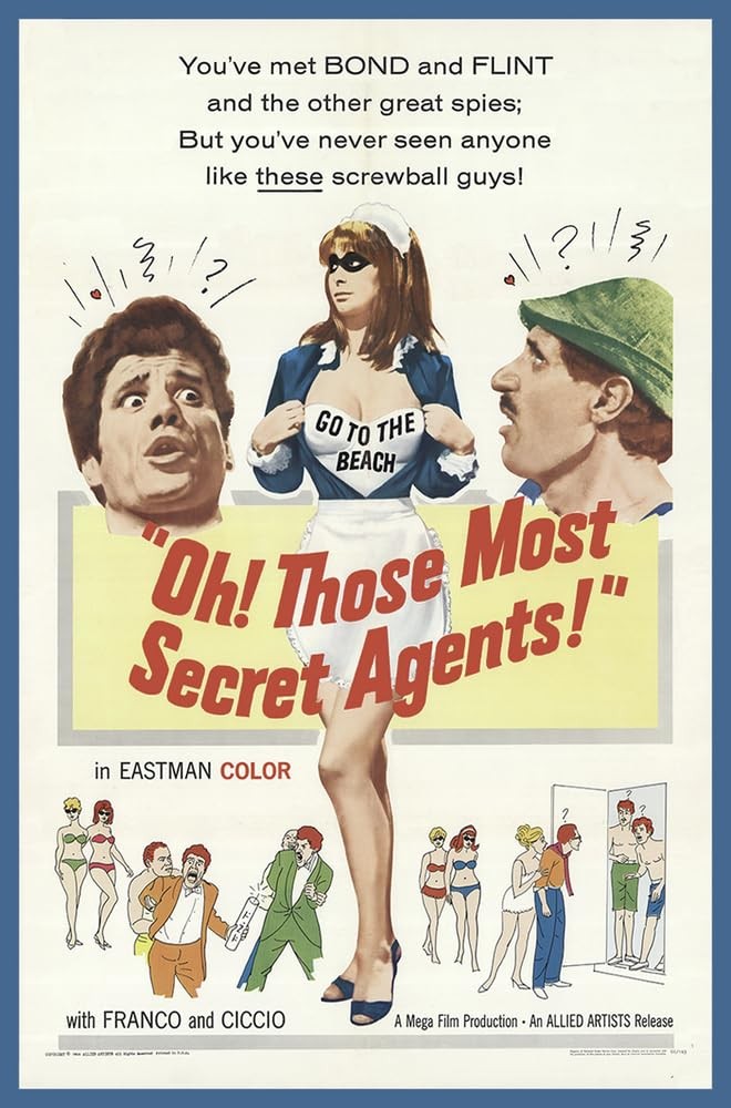 Oh! Those Most Secret Agents! (DVD) Franco Franchi Lucio Fulci